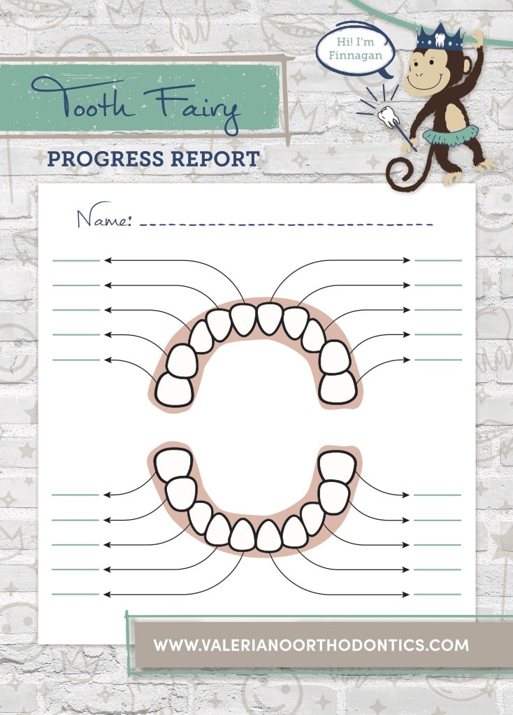 tooth fairy chart valeriano orthodontics